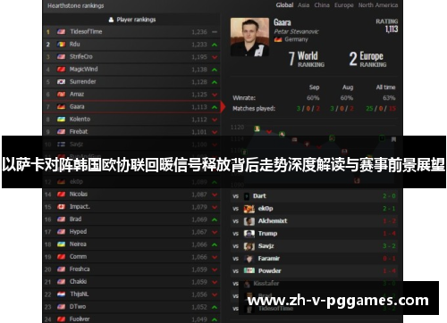 以萨卡对阵韩国欧协联回暖信号释放背后走势深度解读与赛事前景展望 以萨卡对阵韩国欧协联回暖信号释放背后走势深度解读与赛事前景展望